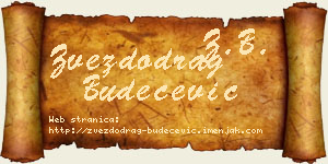 Zvezdodrag Budečević vizit kartica